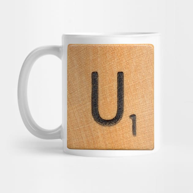 Scrabble Tile 'U' by RandomGoodness